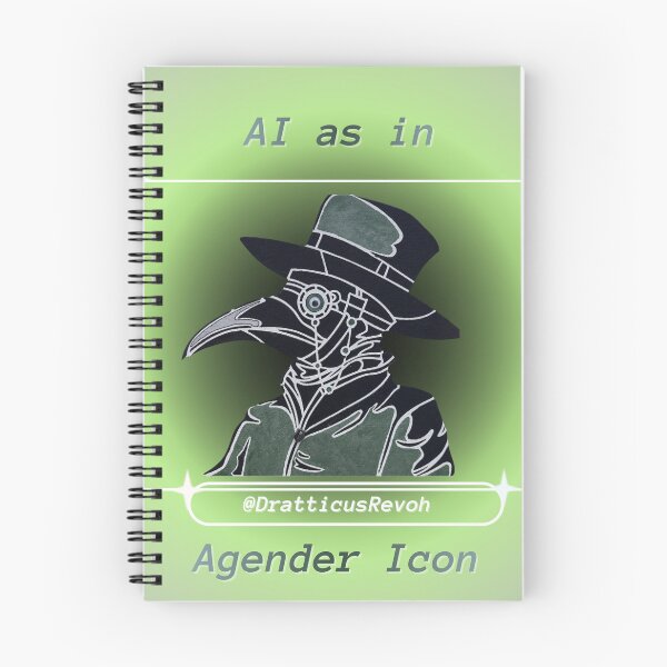 Item preview, Agender: AI As In Agender Icon designed and sold by DratticusRevoh.