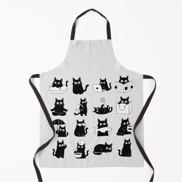 Item preview, Sweet Black Kittens Vector Illustration – Cute Cat Artwork for Cat Lovers and Pet Fans designed and sold by DibujandoPorfa.