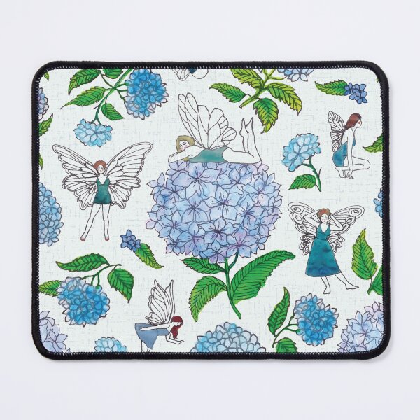 Item preview, Whimsical Watercolor Magical Fairies And Hydrangea Blossoms designed and sold by Goddessart.