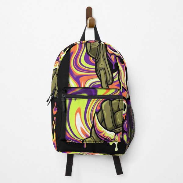 Item preview, Mind Over Muscle Dripping Psychedelic Skull Gym Fighter Streetwear designed and sold by TeNovaStudio.