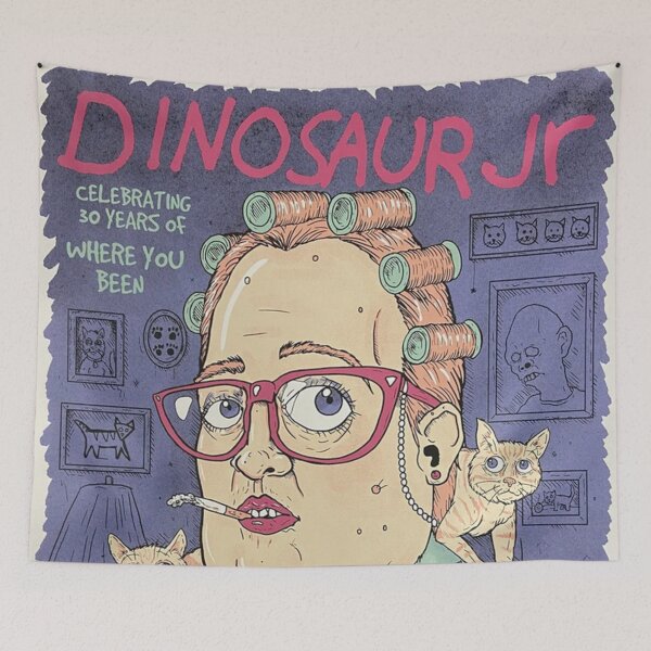 Item preview, Dinosaur Jr Original Custom Vintage Music Unique Poster Wall Art designed and sold by Cool Robot Bro..