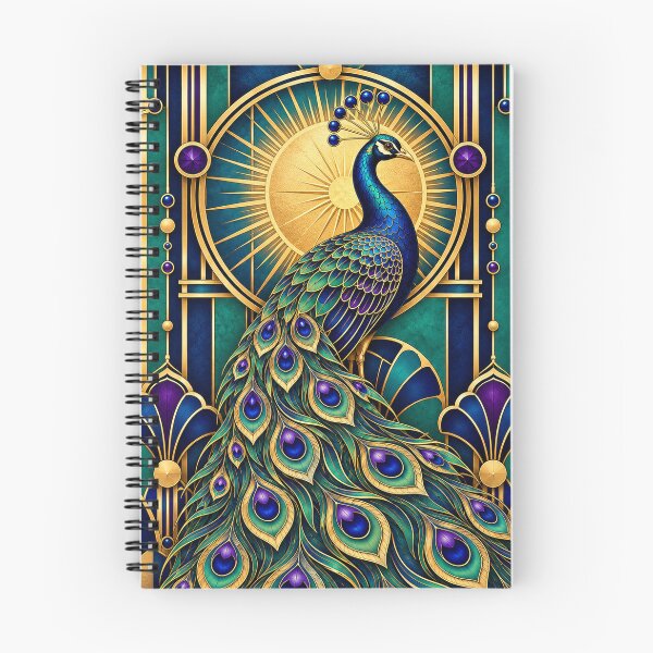 Item preview, Peacock and the golden sun designed and sold by saranagliccuris.