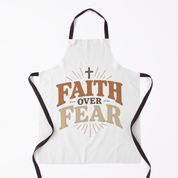 Item preview, Faith Over Fear Christian Vintage Typography Design designed and sold by Illustrated Faith.