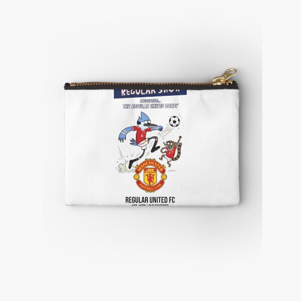 Item preview, Regular Show Characters Playing Football For Manchester United designed and sold by FreakToons.