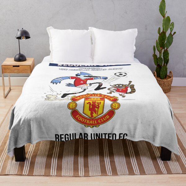 Item preview, Regular Show Characters Playing Football For Manchester United designed and sold by FreakToons.
