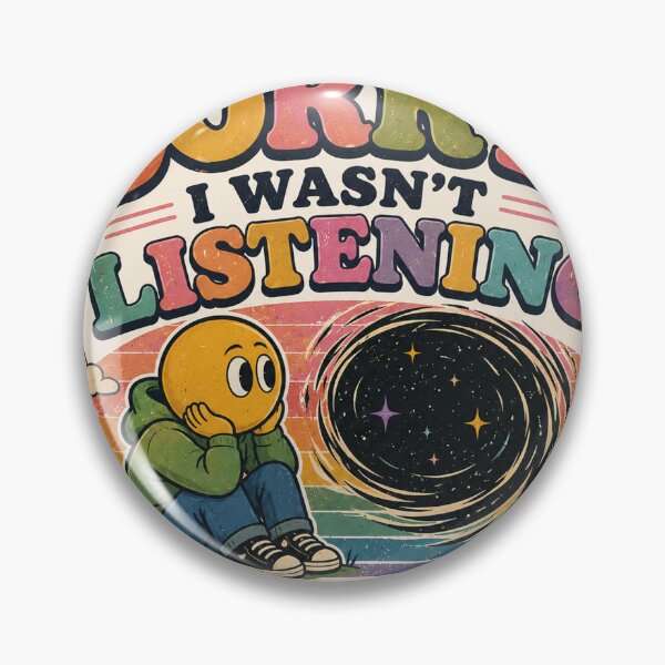 Item preview, Funny Existential Shirt, Staring Into the Void, Sorry I Wasn't Listening designed and sold by SleepyLlamaClothes.