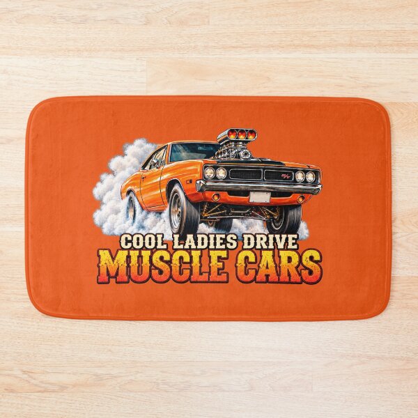Item preview, Cool Ladies Drive Muscle Cars Funny Women’s Car T-Shirt designed and sold by TZehrfeldPhotos.