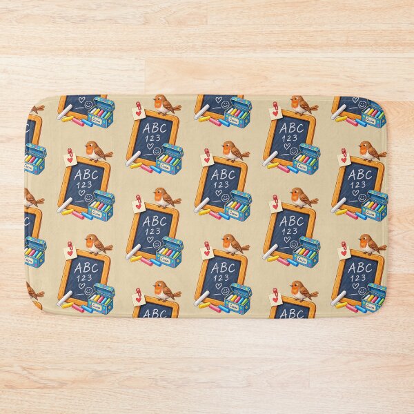 Item preview, Charming Vintage School Slate & Robin designed and sold by JessouArt.