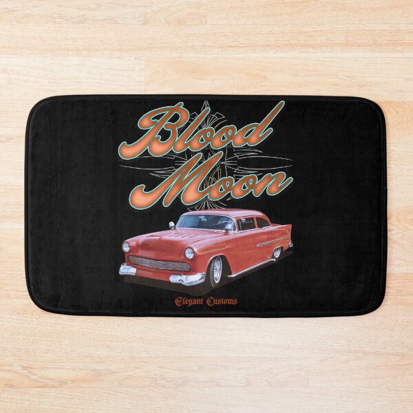 Item preview, 1955 Bel Air Blood Moon with text - Lowrider, Kustom, Hot Rod, Muscle Car designed and sold by Elegant Customs.