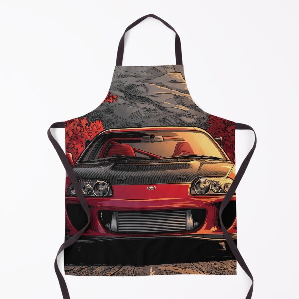 Item preview, Toyota Supra MK4 Carbon Hood Red JDM Autumn Art designed and sold by Racing Art Store.