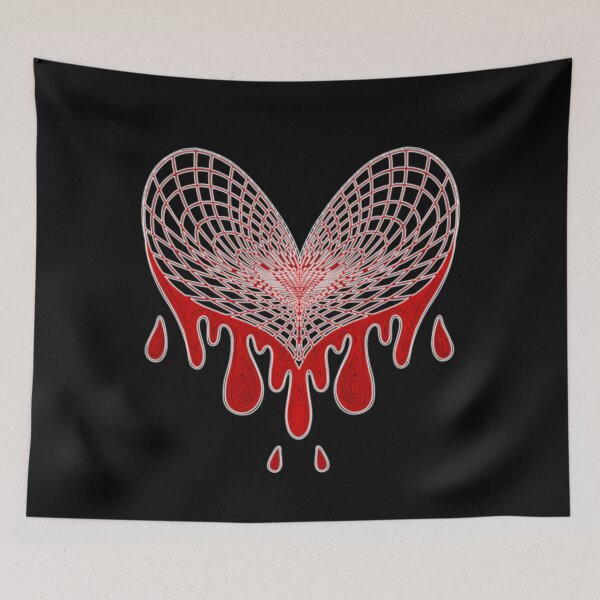 Item preview, Abstract bleeding heart designed and sold by SevenDiamonds.