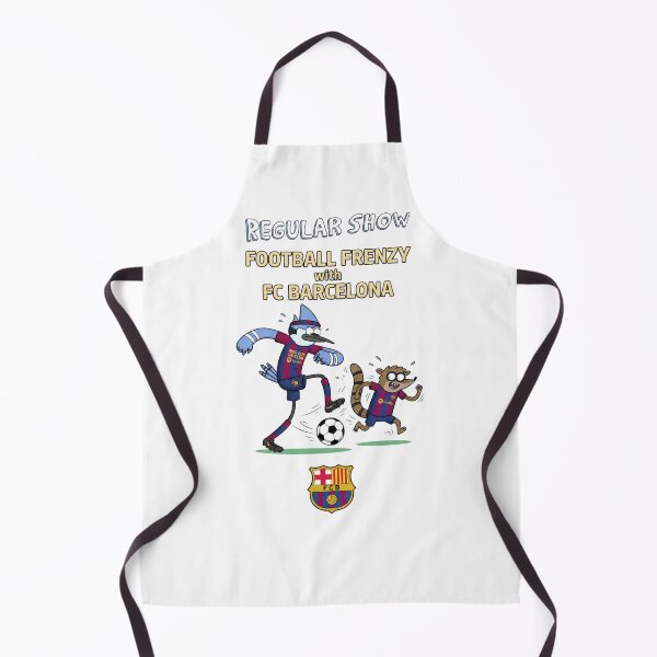 Item preview, Regular Show Characters playing Football Frenzy for FC Barcelona designed and sold by FreakToons.