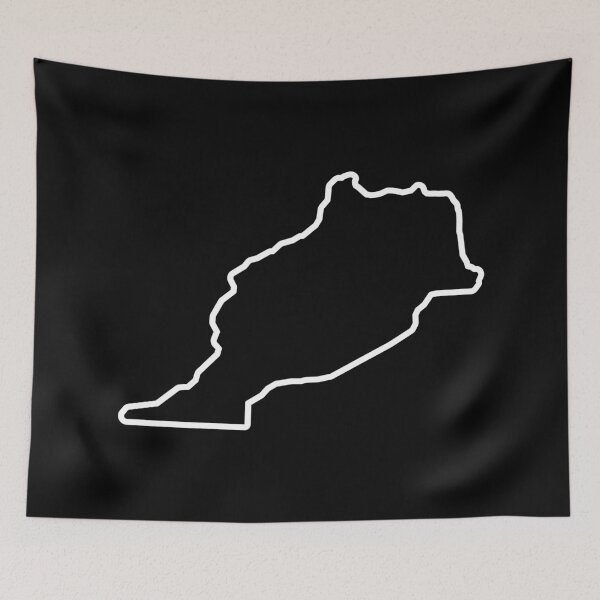 Item preview, Morocco Country Outline MA designed and sold by shitpostee.