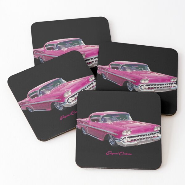 Item preview, 1958 Impala Pink Diamond no text, Kustom, Hot Rod, Muscle Car designed and sold by Elegant Customs.
