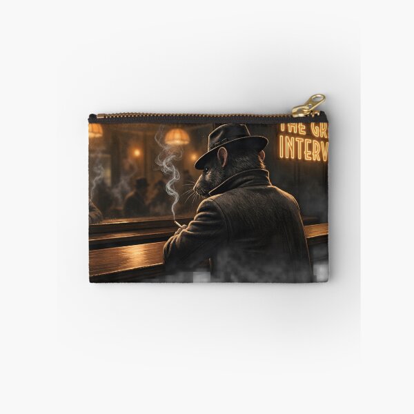 Item preview, The Gray Interval - Noir Rat Gangster at the Bar Counter designed and sold by ThegrayInterval.