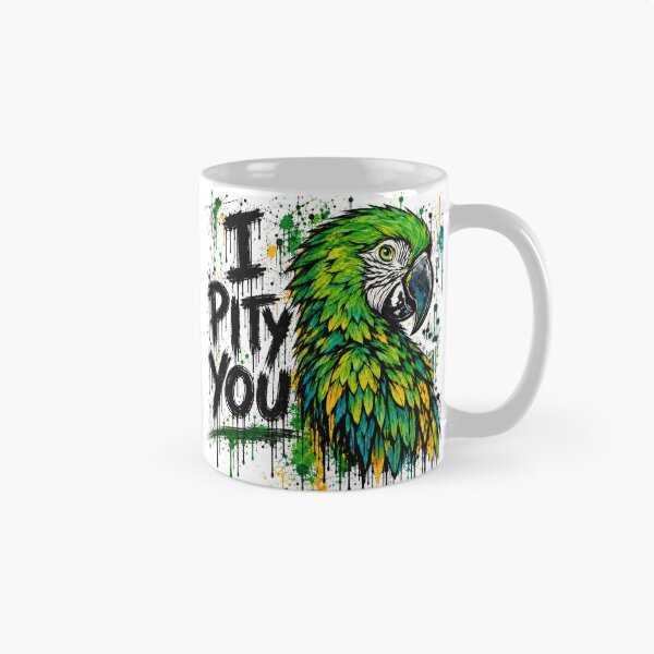 Item preview, Colorful Macaw Parrot – Vibrant Tropical Bird Splash Art designed and sold by SidneiSampaioStudio.