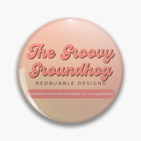 Item preview, The Groovy Groundhog Shop Logo designed and sold by groovygroundhog.