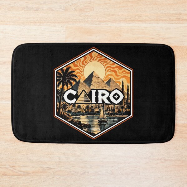 Item preview, Cairo Egypt Piramids Trippy Art Travel designed and sold by TomFrontierArt.