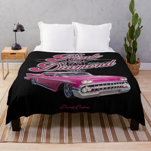 Item preview, 1958 Impala Pink Diamond with text - Lowrider, Kustom, Hot Rod, Muscle Car designed and sold by Elegant Customs.