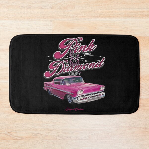Item preview, 1958 Impala Pink Diamond with text - Lowrider, Kustom, Hot Rod, Muscle Car designed and sold by Elegant Customs.