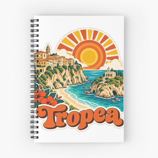 Item preview, Tropea Italy Travel Souvenir - Retro Illustration designed and sold by VisualArtsOasis.