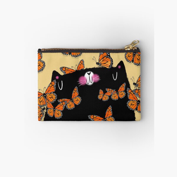 Item preview, Black Cat and Monarch Butterflies designed and sold by poket.piktures.