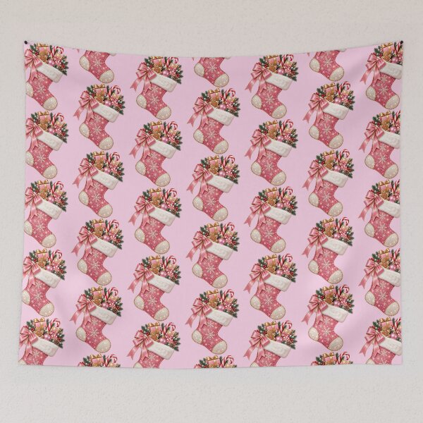 Item preview, Sparkly Pink Christmas Stocking designed and sold by MIRANDA CREATIVE.