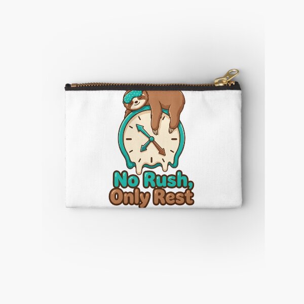 Item preview, Copy of No Rush Only Rest Cute Sloth Melting Clock Cozy Burnout Recovery designed and sold by WorldShop17.