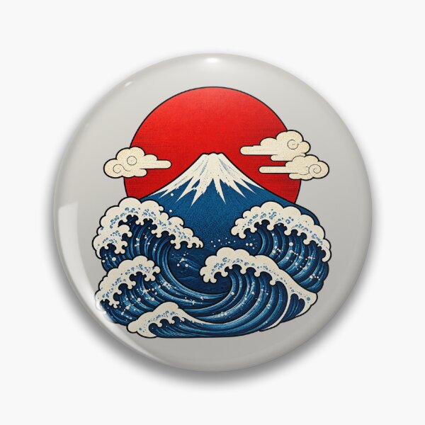 Item preview, Mount Fuji and Japanese Waves designed and sold by VictorinoArt.