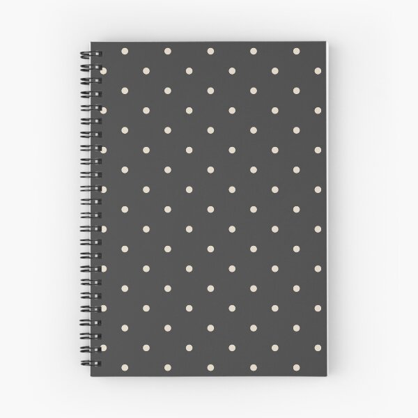 Item preview, Charcoal and Beige Polka Dot Pattern – Retro Minimalist Style designed and sold by DaisyHouse.