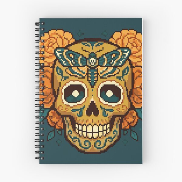 Item preview, Calavera Mariposa Sugar Skull Moth designed and sold by PixelBrujeria.