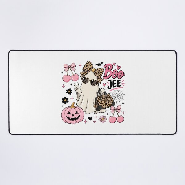 Item preview, Pink Ghost Halloween Leopard Bow Girls designed and sold by KroghDs.