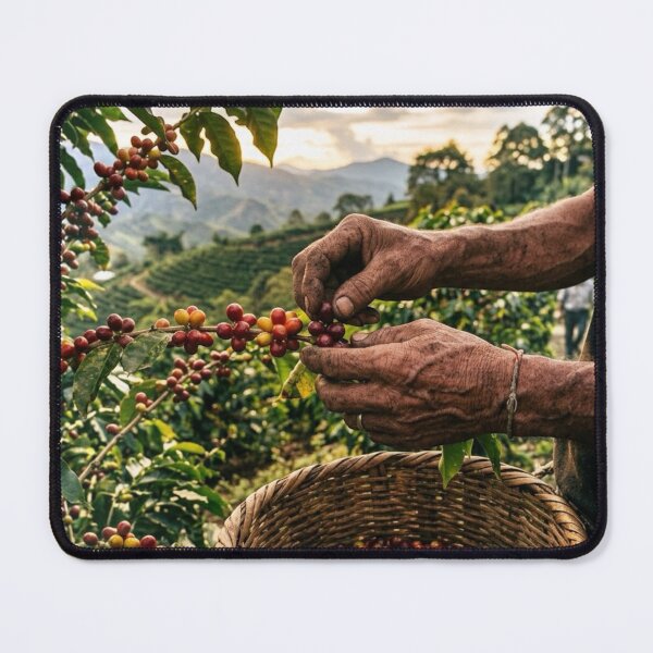 Item preview, Coffee farmer harvesting coffee designed and sold by dehosteleria.