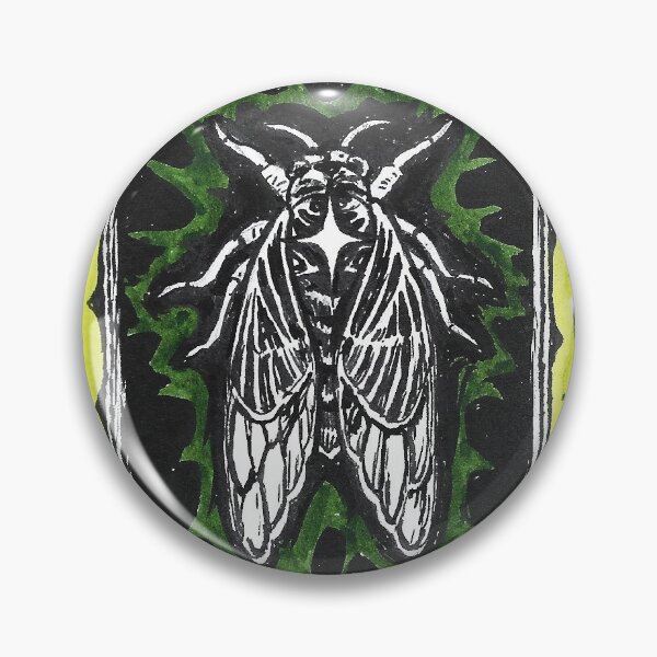 Item preview, cicada designed and sold by Leanna TenEycke Art.