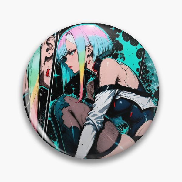 Item preview, Neon Cyberpunk Anime Girl Moonlight Futuristic City Aesthetic designed and sold by Dyan4.