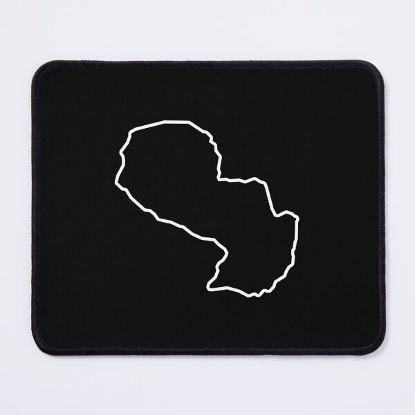 Item preview, Paraguay Country Outline PY designed and sold by shitpostee.