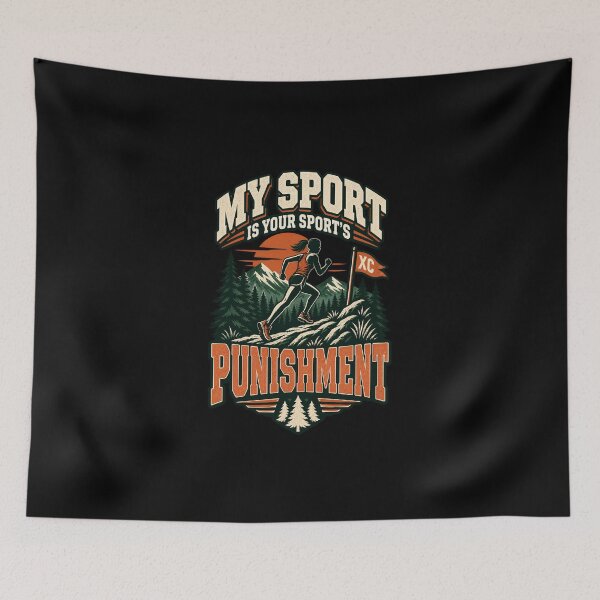 Item preview, My Sport Is Your Sport's Punishment Cross Country Runner designed and sold by Ridaelb.
