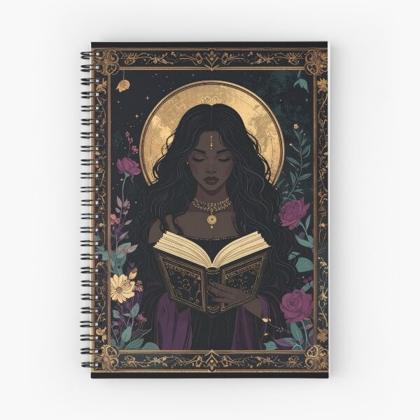 Item preview, Midnight Reader Gothic Rose Portrait Fantasy Art designed and sold by TripleMoonCrafts.