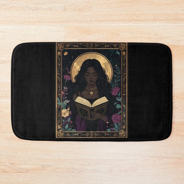 Item preview, Midnight Reader Gothic Rose Portrait Fantasy Art designed and sold by TripleMoonCrafts.