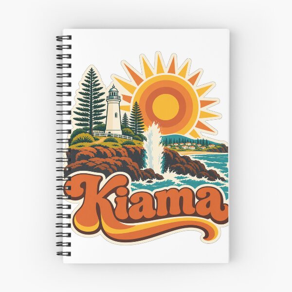 Item preview, Kiama Australia Travel Souvenir - Retro Illustration designed and sold by VisualArtsOasis.