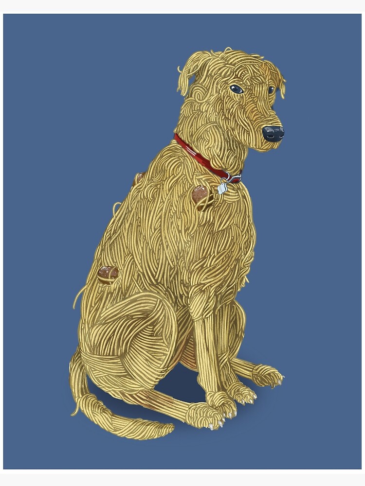 Skabelse Kompliment manuskript Spaghetti Dog!" Art Board Print for Sale by bryan-moats | Redbubble