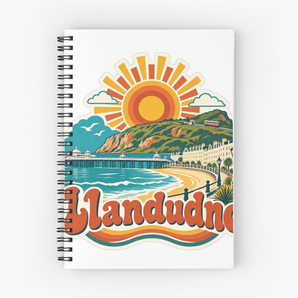 Item preview, Llandudno Wales Travel Souvenir - Retro Illustration designed and sold by VisualArtsOasis.