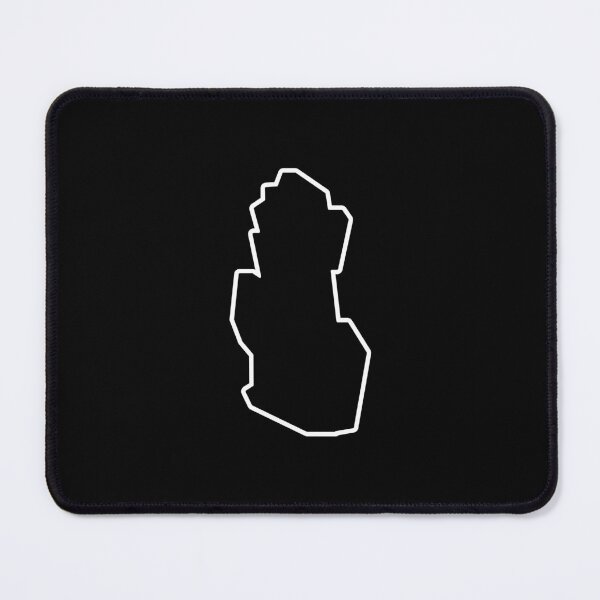 Item preview, Qatar Country Outline QA designed and sold by shitpostee.