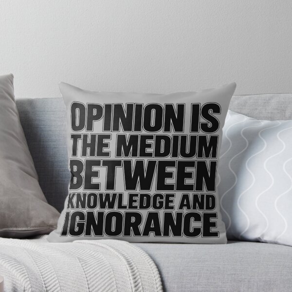Item preview, Where Knowledge Meets Ignorance designed and sold by Quote Gallery.