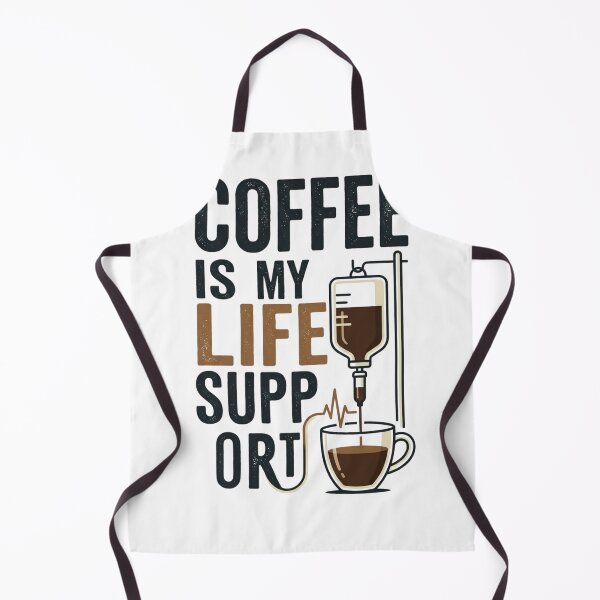 Item preview, Coffee Is My Life Support Funny Nurse T-Shirt Night Shift Nurse Coffee Healthcare Worker Gift designed and sold by Dlvznbm.