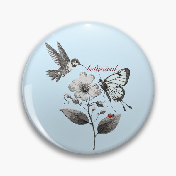 Item preview, Birds, Butterflies, Botanical, Nature, Hummingbird, Ladybug designed and sold by classic car craze.