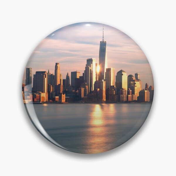 Item preview, Manhattan Sunset - New York City Skyline Reflection designed and sold by DGMaxShop.