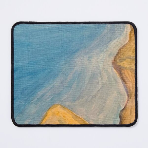 Item preview, Nature art quiet beach (painted by hand in acrylics and gouache) designed and sold by Boy and Belugee Studio.