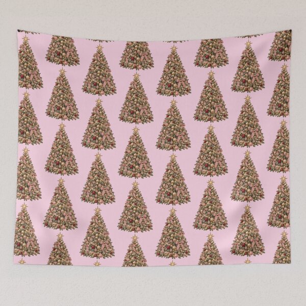 Item preview, Glamorous Pink and Gold Christmas Tree designed and sold by MIRANDA CREATIVE.