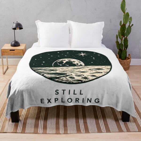 Item preview, Still Exploring | Vintage Moon and Earth designed and sold by Killercrafters.